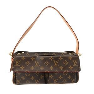 Louis Vuitton Monogram Viva Cite Brown Canvas Shoulder Bag